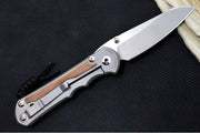 Chris Reeve Knives Large Inkosi Glass Blasted - Insingo Blade / Natural Micarta Inlay / CPM-Magnacut Steel LIN-1126 - Northwest Knives
