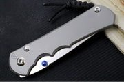 Chris Reeve Knives Large Inkosi Glass Blasted - Tanto Blade / CPM-Magnacut / Glass Blasted Titanium Handle LIN-1130 - Northwest Knives