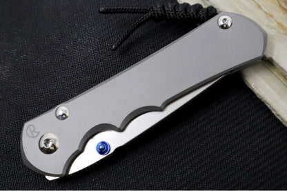 Chris Reeve Knives Large Inkosi Glass Blasted - Tanto Blade / CPM-Magnacut / Glass Blasted Titanium Handle LIN-1130