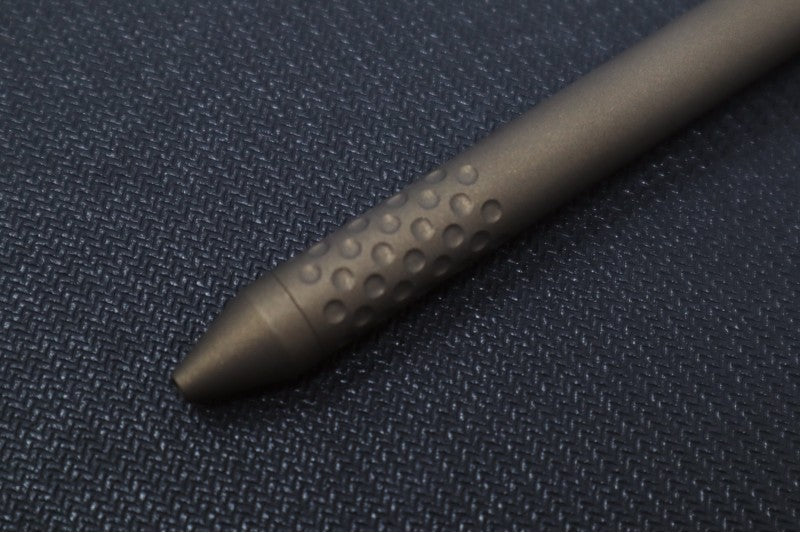 Nottingham Tactical TiButton Single Lock Pen - Right Hand - G2 Full Size - Standard Midnight Bronze Cerakote & Black Cerakote