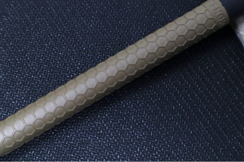 Nottingham Tactical TiButton Single Lock Pen - Right Hand - Parker - Honey Badger FDE & Black Cerakote