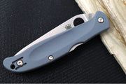 Spyderco Charisma Folder - Grey FRN Handle / CTS-BD1N Stainless Steel / Drop Point Blade C259PGY - Northwest Knives