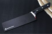 Microtech Chef's Knife - M390MK Steel / Stonewashed Finish / Black G-10 Handle 3000-10BK - Northwest Knives