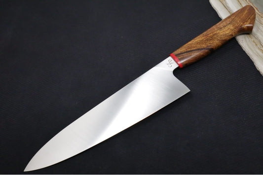 Corey Dunlap Custom Knives - 8.5" Chef's Knife - Western Chef Styled Ironwood Handle ZC00062423