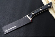 Microtech Steak Knife Set (Set of 4) - M390MK Steel / Stonewashed Finish / Black G-10 Handle 3600-10SETBK - Northwest Knives