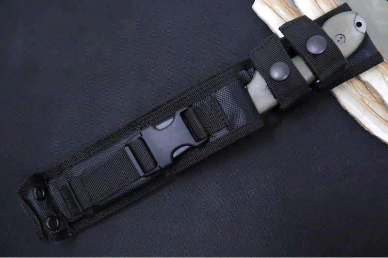 Bradford Knives Guardian 6 - 3D OD Green Micarta Handle / Stonewash CPM-3V Blade / Sabre Grind 6S-102-3V - Northwest Knives