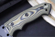 Hogue Knives EX F01 - G10 GMascus Green Handle Scales / A2 Tool Steel Blade 35178 - Northwest Knives