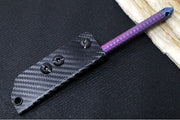 Microtech TAC-P Mini Kubaton - Titanium Chisel Tip / Galatic Purple Anodized Titanium Handle / Blue Anodized Titanium Glass Breaker / Black Kydex Sheath 112M-MS9 - Northwest Knives