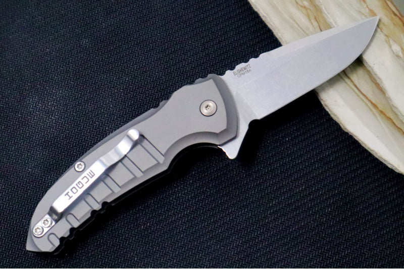 Hogue Knives X1 Microflip - Grey Matte Aluminum Handle / CPM-154 Blade 24172