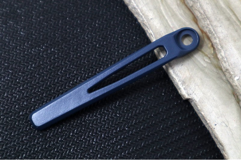 Chris Reeve Knives MIM Pocket Clip - Navy Blue Cerakote Exclusive - Northwest Knives