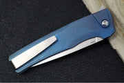 MachineWise Sonora 2424 - Drop Point Blade / Stonewash Finish / CPM-S90V Steel / Anodized Grade 5 Titanium Handle - Northwest Knives