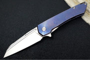 MachineWise Mojave 1636 - Wharncliffe Blade / Stonewash Finish / CPM-S60V Steel / Anodized Grade 5 Titanium Handle - Northwest Knives