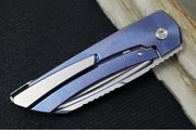 MachineWise Mojave 1636 - Wharncliffe Blade / Stonewash Finish / CPM-S60V Steel / Anodized Grade 5 Titanium Handle - Northwest Knives