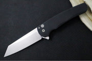 Pro Tech Malibu Flipper - Black Anodized Aluminum Handle / Reverse Tanto Blade / CPM-Magnacut 5401 - Northwest Knives