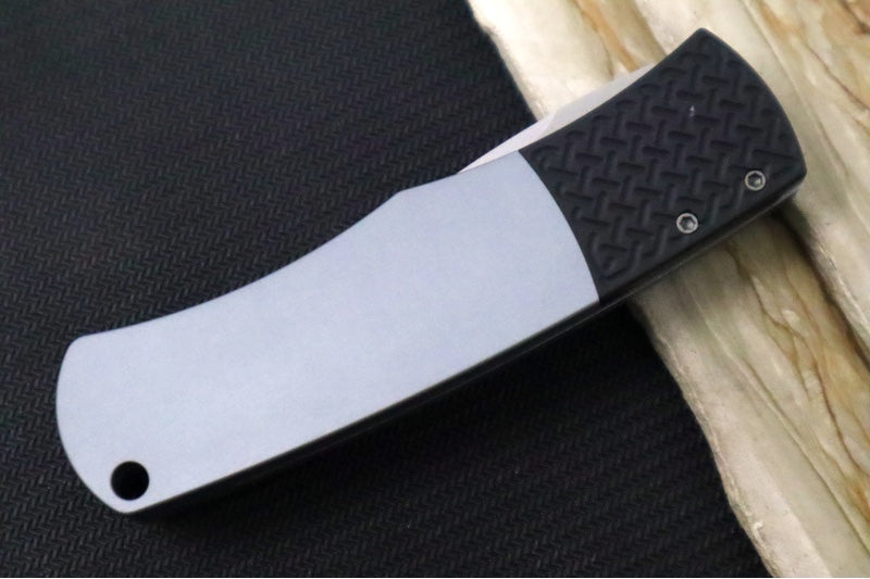 Pro Tech "Whiskers" California Auto - Grey Anodized Aluminum Handle / Stonewash Finish / 154-CM Steel / 2" Drop Point Blade BR-1 CA.3 LTD-Grey - Northwest Knives