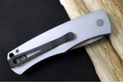 Pro Tech "Whiskers" California Auto - Grey Anodized Aluminum Handle / Stonewash Finish / 154-CM Steel / 2" Drop Point Blade BR-1 CA.3 LTD-Grey - Northwest Knives