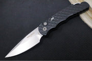 Pro Tech Tactical Response 5 Auto - Black Anodized Aluminum Handle with a Feather Texture / Stonewashed Finish / Drop Point Blade / CPM-S35VN Steel T505-F - Northwest Knives