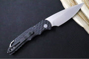 Pro Tech Tactical Response 5 Auto - Black Anodized Aluminum Handle with a Feather Texture / Stonewashed Finish / Drop Point Blade / CPM-S35VN Steel T505-F - Northwest Knives