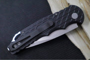 Pro Tech Tactical Response 5 Auto - Black Anodized Aluminum Handle with a Feather Texture / Stonewashed Finish / Drop Point Blade / CPM-S35VN Steel T505-F - Northwest Knives