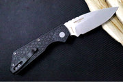 Pro Tech Strider PT+ Auto - "Gridlock" Black Anodized Aluminum Handle / Stonewash Finish / CPM-Magnacut Steel PT205-Gridlock - Northwest Knives