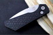 Pro Tech Strider PT+ Auto - "Gridlock" Black Anodized Aluminum Handle / Stonewash Finish / CPM-Magnacut Steel PT205-Gridlock - Northwest Knives