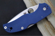 Spyderco Native 5 - Cobalt Blue G-10 Handle / CPM-SPY27 Steel / Drop Point / Satin Finish C41GPCBL5 - Northwest Knives