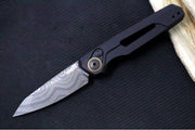 Kershaw 7550 Launch 11 Automatic Knife - Damascus Steel / Reverse Tanto Blade / Black Anodized Aluminum Handle 7550BLKDAM - Northwest Knives