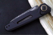 Kershaw 7550 Launch 11 Automatic Knife - Damascus Steel / Reverse Tanto Blade / Black Anodized Aluminum Handle 7550BLKDAM - Northwest Knives