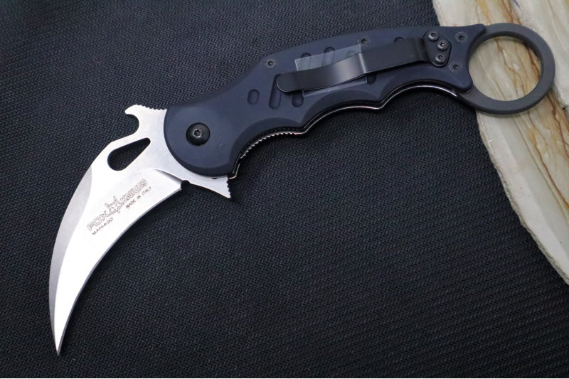 Fox Knives Karambit - Black Anodized Aluminum Handle / N690Co Blade / Emerson Wave 478BSW - Northwest Knives