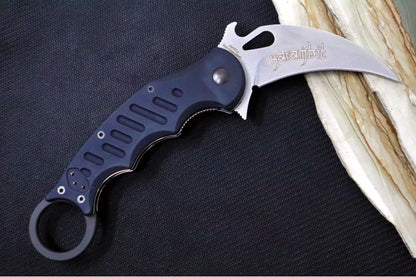 Fox Knives Karambit - Black Anodized Aluminum Handle / N690Co Blade / Emerson Wave 478BSW