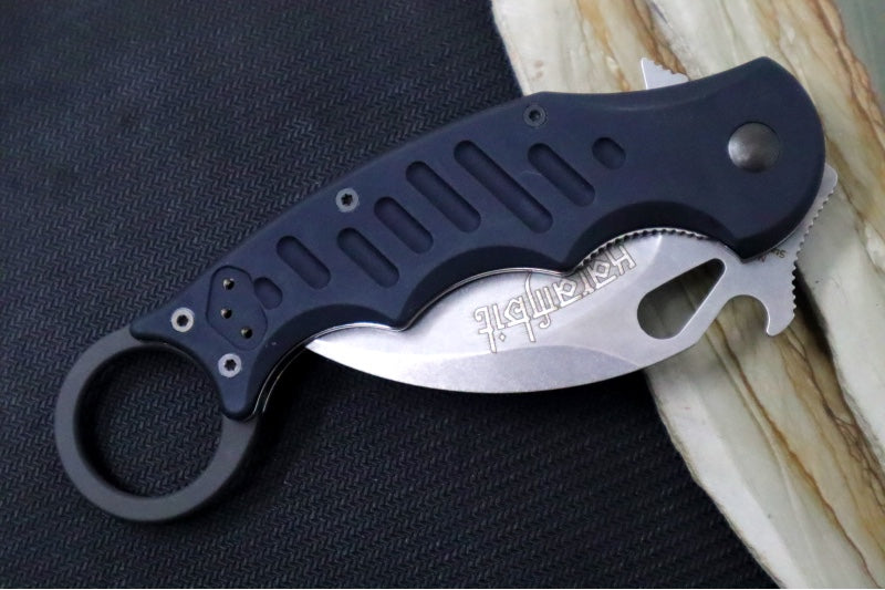 Fox Knives Karambit - Black Anodized Aluminum Handle / N690Co Blade / Emerson Wave 478BSW