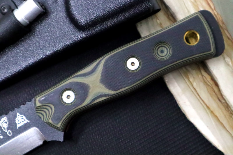 Tops BOB Fieldcraft - 1095 Carbon Steel / Black G-10 Handle / Kydex Sheath BROS-G/BG10 - Northwest Knives