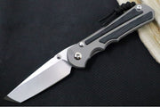 Chris Reeve Knives Large Inkosi Glass Blasted - Tanto Blade / CPM-Magnacut Steel / Titanium Handle with Black Micarta Inlays LIN-1132 - Northwest Knives