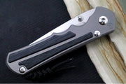 Chris Reeve Knives Large Inkosi Glass Blasted - Tanto Blade / CPM-Magnacut Steel / Titanium Handle with Black Micarta Inlays LIN-1132 - Northwest Knives