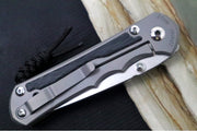 Chris Reeve Knives Large Inkosi Glass Blasted - Tanto Blade / CPM-Magnacut Steel / Titanium Handle with Black Micarta Inlays LIN-1132 - Northwest Knives