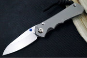 Chris Reeve Knives Small Inkosi Glass Blasted - Insingo Blade / CPM-Magnacut Steel / Glass Blasted Titanium Handle SIN-1122 - Northwest Knives