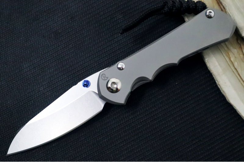 Chris Reeve Knives Small Inkosi Glass Blasted - Insingo Blade / CPM-Magnacut Steel / Glass Blasted Titanium Handle SIN-1122 - Northwest Knives