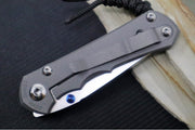 Chris Reeve Knives Small Inkosi LEFT HAND - Plain Titanium Handle / Tanto Blade / CPM-Magnacut Steel SIN-1043 - Northwest Knives