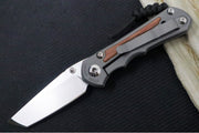 Chris Reeve Knives Small Inkosi LEFT HAND - Tanto Blade / CPM-Magnacut Steel / Titanium Handle with Natural Micarta Inlays SIN-1047 - Northwest Knives