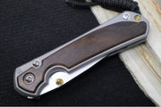 Chris Reeve Knives Small Sebenza 31 - Drop Point / Macassar Ebony Inlay (A1) S31-1116 - Northwest Knives