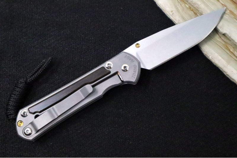 Chris Reeve Knives Small Sebenza 31 - Drop Point / Macassar Ebony Inlay (A2) S31-1116