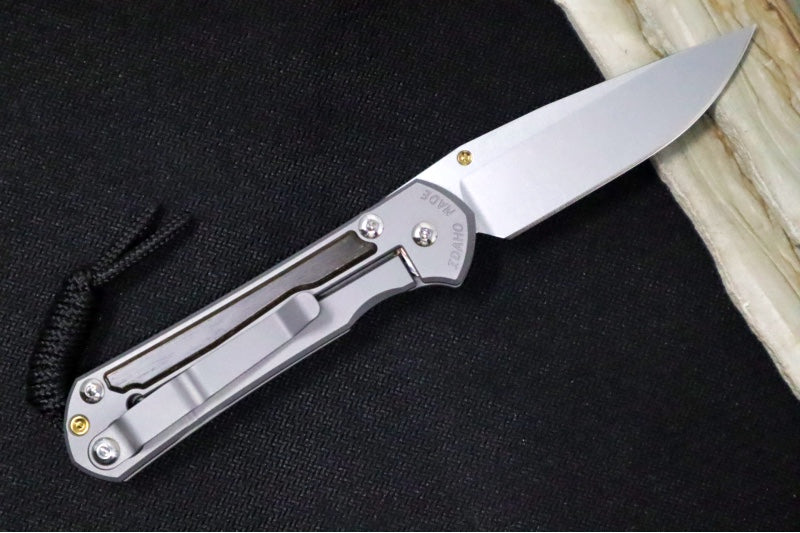 Chris Reeve Knives Small Sebenza 31 - Drop Point / Macassar Ebony Inlay (A3) S31-1116