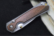 Chris Reeve Knives Small Sebenza 31 - Drop Point / Macassar Ebony Inlay (A5) S31-1116 - Northwest Knives