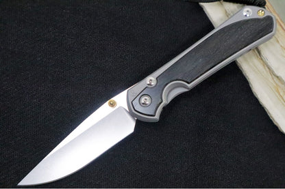 Chris Reeve Large Sebenza 31 - Drop Point Blade / Bog Oak Inlay / CPM-Magnacut Steel (A1)