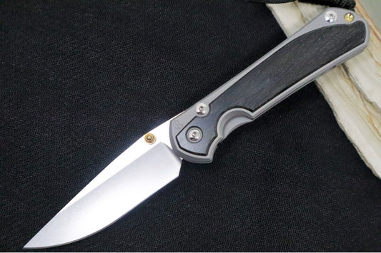 Chris Reeve Large Sebenza 31 - Drop Point Blade / Bog Oak Inlay / CPM-Magnacut Steel (A1)