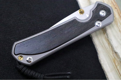 Chris Reeve Large Sebenza 31 - Drop Point Blade / Bog Oak Inlay / CPM-Magnacut Steel (A1)