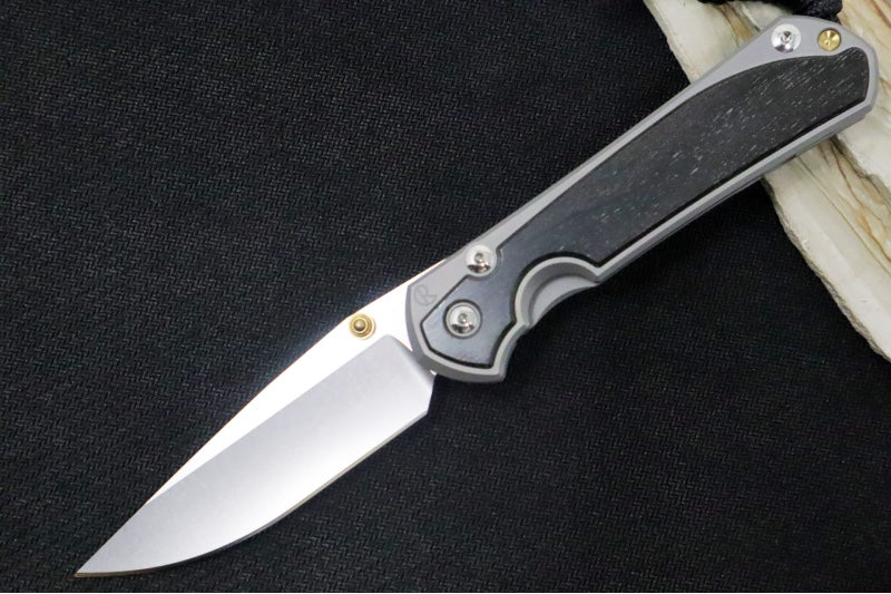 Chris Reeve Large Sebenza 31 - Drop Point Blade / Bog Oak Inlay / CPM-Magnacut Steel (A3)