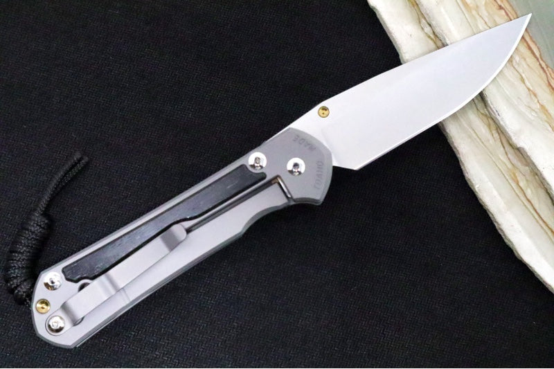 Chris Reeve Large Sebenza 31 - Drop Point Blade / Bog Oak Inlay / CPM-Magnacut Steel (A3)