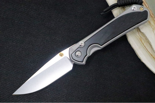 Chris Reeve Large Sebenza 31 - Drop Point Blade / Bog Oak Inlay / CPM-Magnacut (A4)