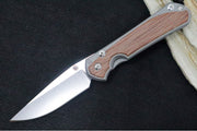 Chris Reeve Large Sebenza 31 Glass Blasted- Drop Point Blade / Natural Micarta Inlay / CPM-Magnacut Steel L31-1160 - Northwest Knives